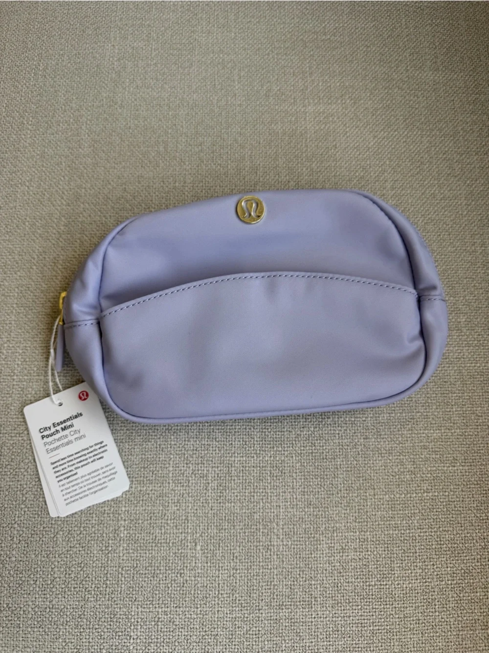 NWT lululemon athletica City Essentials mini Pouch in Lavender